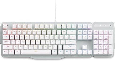 RK952 Wired Mechanical Gaming Keyboard, Full-Size 104 Keys, Aluminum Plate in Saudi Arabia