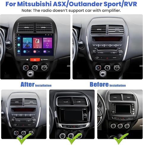 Car Radio Stereo for Mitsubishi ASX 2013-2015,Outlander Sport 2010-2019 in Saudi Arabia