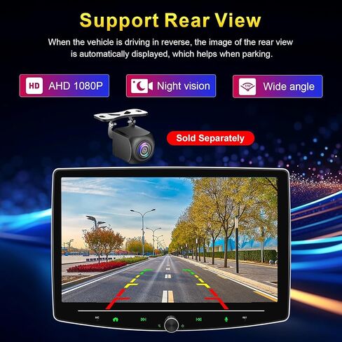 10 Inch Double Din Car Stereo Wireless Apple CarPlay Android Auto, Double din carplay Radio with Bluetooth 5.0/Navigation/Voice Control/Mirror Link in Saudi Arabia