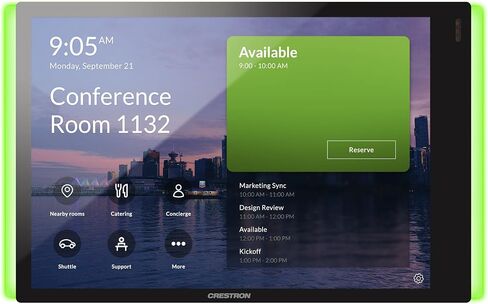 Crestron Electronics - TSS-770-T-B-S-LB KIT - 7 in. Room Scheduling Touch Screen in Saudi Arabia