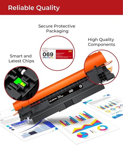 069 Toner Cartridge Set 4 Pack Replacement for Canon 069 069H MF753Cdw in Saudi Arabia