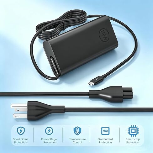 130W USB-C Laptop Charger Compatible with Dell Precision/XPS in Kuwait