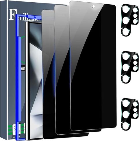 Ferilinso 3 Pack Privacy Screen Protector for Samsung Galaxy S24 Ultra in Saudi Arabia