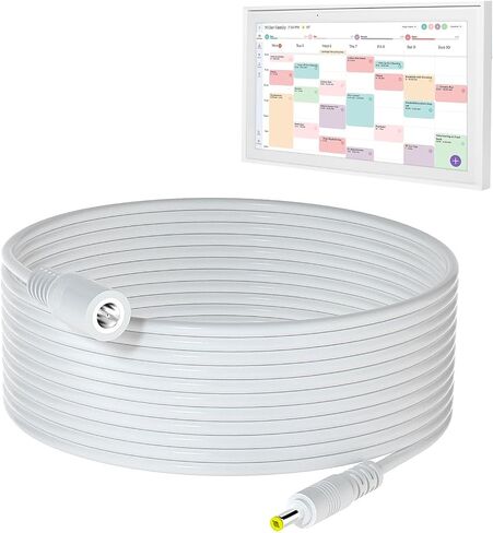 12V Power Cord for Skylight Calendar Compatible with Skylight Calendar 15 Inch Power Adapter Charger in Kuwait