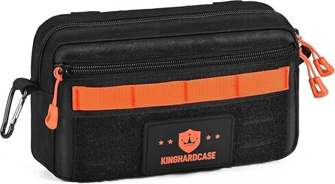 Tactical Molle Admin Pouch, EDC Tool Pouch Bag Horizontal Modular Pouches Made of 1000D Nylon and PU Coating in Kuwait