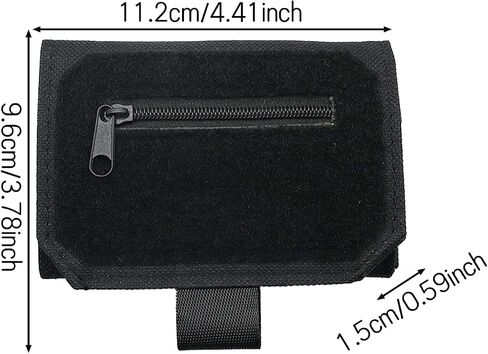 Slim Belt Wallet with Quick Access - Tactical Waist Pouch, Utility Pouch for Cards, Cash, ID, and Coins in Saudi Arabia