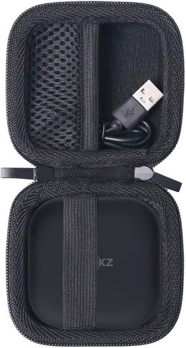 Hard Protective Travel Case Compatible with SHOKZ New OpenFit 2 / Air/OpenFit Open-Ear True Wireless Bluetooth Headphones, CASE ONLY(Black) in Saudi Arabia
