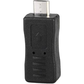 Outanaya Micro USB Male to Micro USB Female Adapter Converter, Black in Saudi Arabia