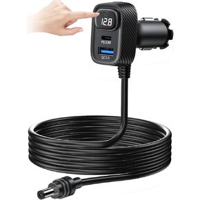 محول سيارة صغير من Eugizmo Starlink مع كابل 10FT 16AWG 90W 3 في 1 in Saudi Arabia