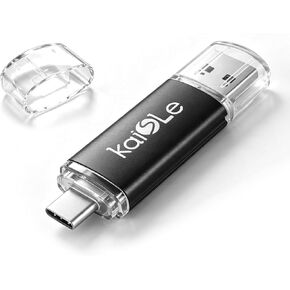 محرك أقراص فلاش مزدوج USB 3.2 الجيل الأول سعة 128 جيجابايت من النوع C in Kuwait