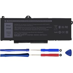 GRT01 Laptop Battery Replacement for Dell Latitude 5421 5431 5521 5531 Precision 3561 3470 3571 3581 Alienware m17 R5 AMD Series Laptop 00P3TJ 0P3TJ 0R05P0 R05P0 05RGW 9JRV0 15.2V 64Wh in Kuwait