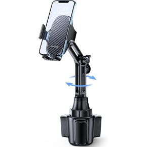 Miracase [2025 Latest Upgraded] Universal Cup Phone Holder for Car, [Rotatable & Adjustable] Long Neck Car Cup Holder Phone Mount Compatible with iPhone, Samsung, Google & More Smartphones in Kuwait