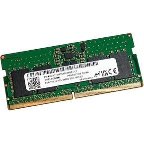 Micon 8GB PC5 DDR5 4800 1Rx16 MTC4C10163S1SC48BA1 غير مخزنة غير ECC 1Rx16 CL46 1.1v دفتر ذاكرة الوصول العشوائي وحدة الذاكرة ترقية in Kuwait