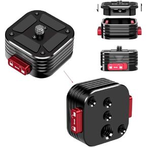 Claw Quick Release Plate Kit Stabilizer Mount Adapter Quick Release Base for Action / DSLR Camera, With Arca-Swiss Fit Dovetail for Fast Switch between Arca Fit Tripod Head Clamp Rail Slider Gimbal in Saudi Arabia