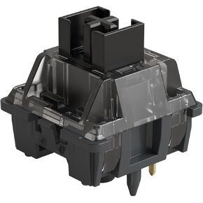 Akko V3 Creamy Black Pro Keyboard Switch with Dustproof Stem for Mechanical Gaming Keyboard, 5-Pin Linear Switches (45pcs) in Saudi Arabia