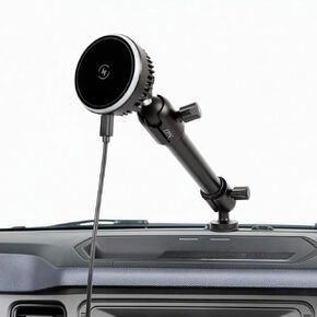 Magnetic Wireless Charging Phone Mount Holder for Ford Bronco 2021 2022 2023 2024 2025 2/4 Door, 7.3" Aluminum Alloy Arm, Dual 360 Rotation, Compatible with MagSafe iPhone 17 16 15 14 13 12 Series in Saudi Arabia