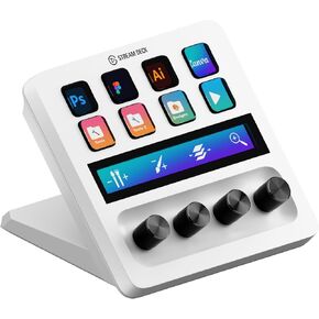 Elgato Stream Deck + White, Audio Mixer and Studio Controller in Saudi Arabia