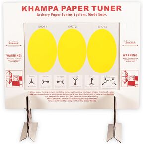 DIY Archery Paper Tuning Kit with Stand & Replaceable Target Sheets in Saudi Arabia