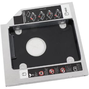 12.7mm SSD Enclosure for Laptop Optical Drive Replacement and Dual OS Boot in Saudi Arabia