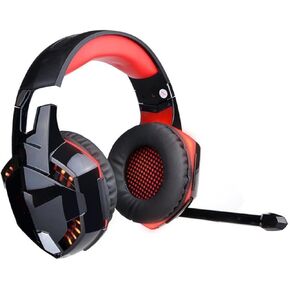 SHINEOFI Gaming Headset with Mic for Computer, 50mm Driver, Red in Kuwait