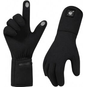Heated Gloves for Adults, 3 Heat Settings, Rechargeable Battery XS/S in Kuwait