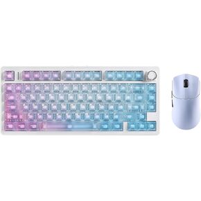 لوحة مفاتيح ميكانيكية N75 V2 + ماوس ألعاب Zero 1 Pro in Kuwait