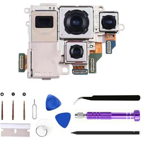 OEM Galaxy S23Ultra Main Rear Camera Replacement Original for Samsung Galaxy S23 Ultra 5G SM-G918U SM-G918U1 Back Camera Module Part Repair with Tools（US Version in Saudi Arabia