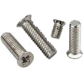 304 Steel M6 Screw Small Head Screw Thin Countersunk Head Dia 7.8 9 10mm Electronic Phone Computer Screw Bolt Thinner Drive(M6X15X7.8) in Saudi Arabia