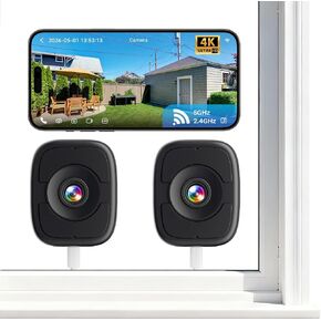LongPlus 8MP 4K Window Camera WiFi 6 Safeview Window Security Camera in Saudi Arabia