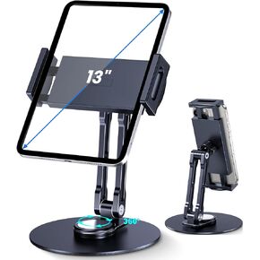 حامل تابلت عالي التحمل، حامل iPad يدور 360 درجة لسطح المكتب in Kuwait