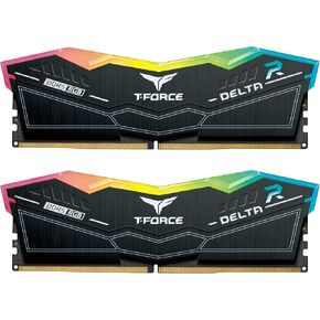TEAMGROUP T-Force Delta RGB DDR5 Ram 32GB (2x16GB) 7200MHz PC5-57600 CL34 A-DIE Desktop Memory Module Ram for 600 700 Series Chipset XMP 3.0 Ready Black - FF3D532G7200HC34ADC01 in Saudi Arabia