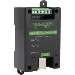 USB to RS232 RS485 Converter, FT232RNL Chip Industrial Grade Isolated USB Converter with 3 LED Indicator, Support Multi Communication Interface Conversion & Multi System, Ideal in Saudi Arabia