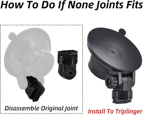 Mini Dash Cam Windshield Suction Cup Mount & Dashboard Adhesive Sticky Base in Saudi Arabia