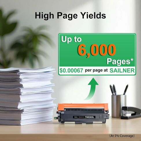 Compatible TN830XL TN830 Toner for Brother Printer DCP-L2640DW HL-L2460DW in Saudi Arabia