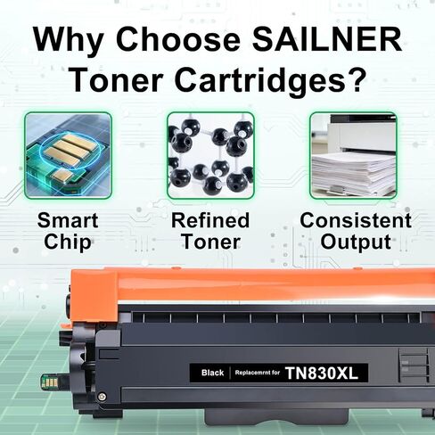 Compatible TN830XL TN830 Toner for Brother Printer DCP-L2640DW HL-L2460DW in Saudi Arabia