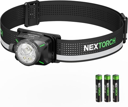 NEXTORCH Estar 1300 Lumens Headlamp Rechargeable, Running LED Headlight in Saudi Arabia