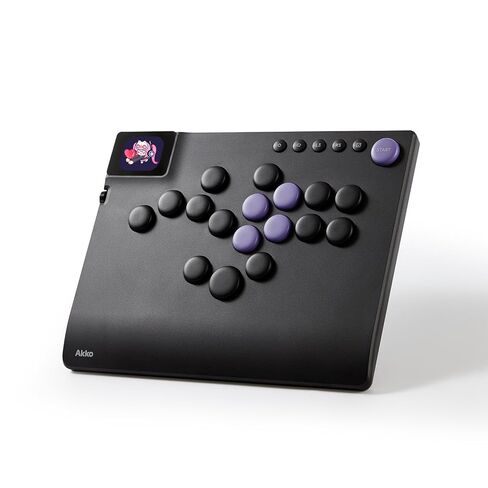 Akko FUNBOX Leverless Arcade Controller Hall Effect Hot Swap Fight Pad Multi‑Platform Compatible for Competitive Fighting Games in Saudi Arabia