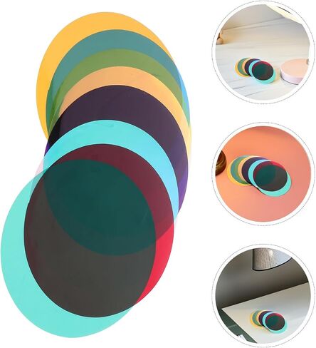 16pcs Color Filter Sheets Adhesive Pvc Light Diffuser Sheet in Saudi Arabia