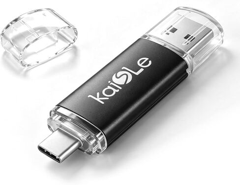 محرك أقراص فلاش مزدوج USB 3.2 الجيل الأول سعة 128 جيجابايت من النوع C in Kuwait