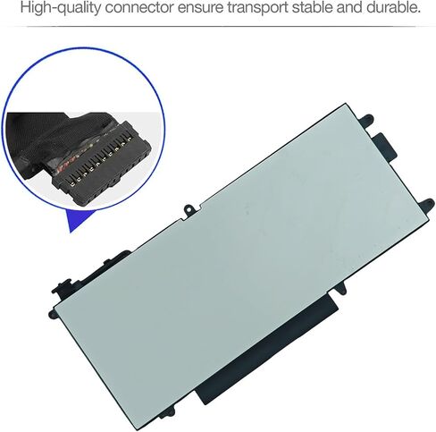 بطارية الكمبيوتر المحمول DELL K5XWW لأجهزة الكمبيوتر المحمول Dell Latitude 7389 7390 2n1 Latitude 12 5000 5289 2n1 L3180 E5289 P29S001 P29S002 Series Laptop P29S001 P29S002 451-BBZC 725KY 71TG4 N18GG 6CYH6 CFX97 7.6 فولت 60 وات في الساعة 4 خلايا in Kuwait