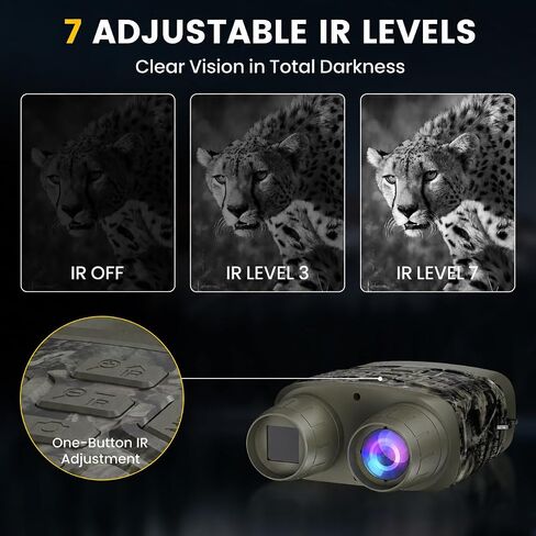 Vtiisamao Night Vision Goggles, 4K Night Vision Binoculars for Adults in Saudi Arabia