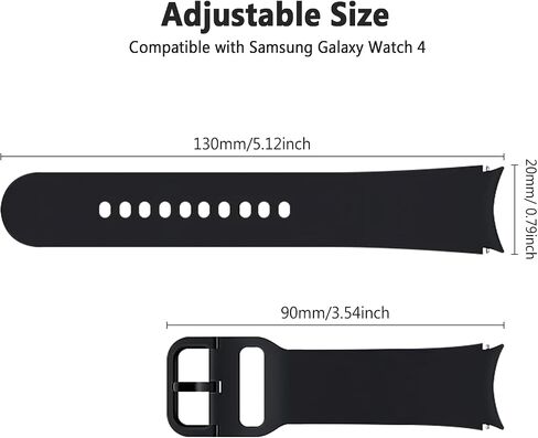 FanTEK Watch Band for Galaxy Watch 4 5 6 7 (40mm 44mm), Watch FE 40mm, Galaxy Watch 6 Classic (43mm 47mm), Galaxy Watch 5 Pro 45mm, Galaxy Watch 4 Classic (42mm 46mm), No Gap Replacement Strap in Saudi Arabia