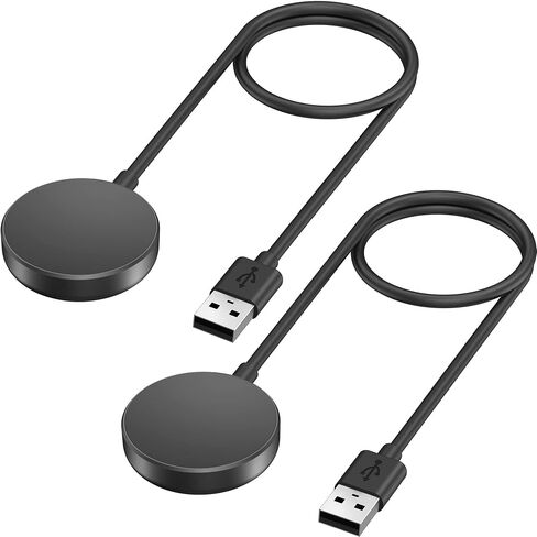 Trami 2 Pack Compatible with Samsung Watch Charger,Galaxy Watch 5/4 Charger Cable Dock USB Replacement for Samsung Galaxy Watch 5/5 Pro/4/4 Classic/3/Active 2/Active (SXCharger02) in Saudi Arabia