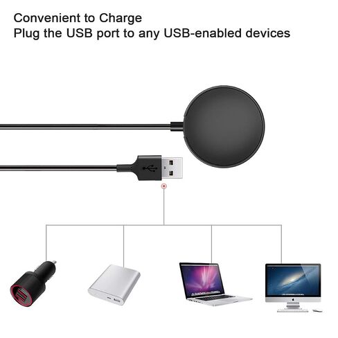 Trami 2 Pack Compatible with Samsung Watch Charger,Galaxy Watch 5/4 Charger Cable Dock USB Replacement for Samsung Galaxy Watch 5/5 Pro/4/4 Classic/3/Active 2/Active (SXCharger02) in Saudi Arabia