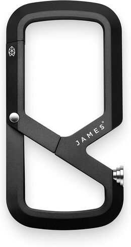 JAMES° Mehlville Heavy Duty Machined Carabiner | Dual Compartment EDC in Saudi Arabia
