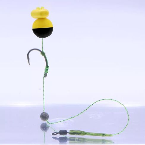 60pcs Carp Fishing Boilies Bait Foam Pop Up Boilies Ball Resembling Carp Hair Zig Rig Feeder Method Fishing Lures in Saudi Arabia