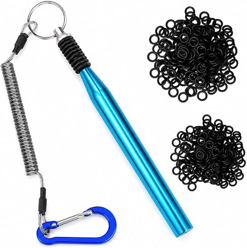 Wacky Worm Fishing Lure Kit – 40PCS Soft Plastic Grub Baits with Tackle Box, Weedless Hooks for Bass Trout Freshwater/Saltwater in Saudi Arabia