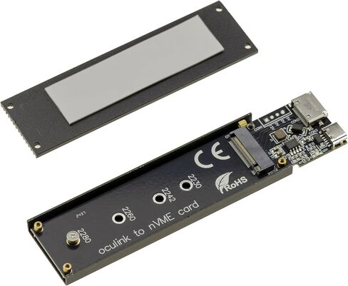 Kalea-INFORMATIQUE M.2 NVMe SSD (M-Key) to Oculink SFF-8612 PCIe 4.0 Compatible Enclosure with 40cm Cable in Kuwait