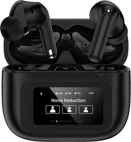 Wireless Earbuds,Bluetooth 5.4 Headphones,Noise Cancelling EarBuds with Mic in Kuwait