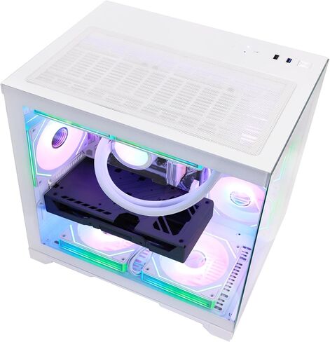 AI-Optimized Gaming PC Desktop Computer GeForce RTX 5070 12GB GDDR7, AMD Ryzen 7 7800X3D 4.2 GHz, 1TB PCIe SSD, 32GB DDR5 RAM, 650W PSU, Windows 11, White in Saudi Arabia